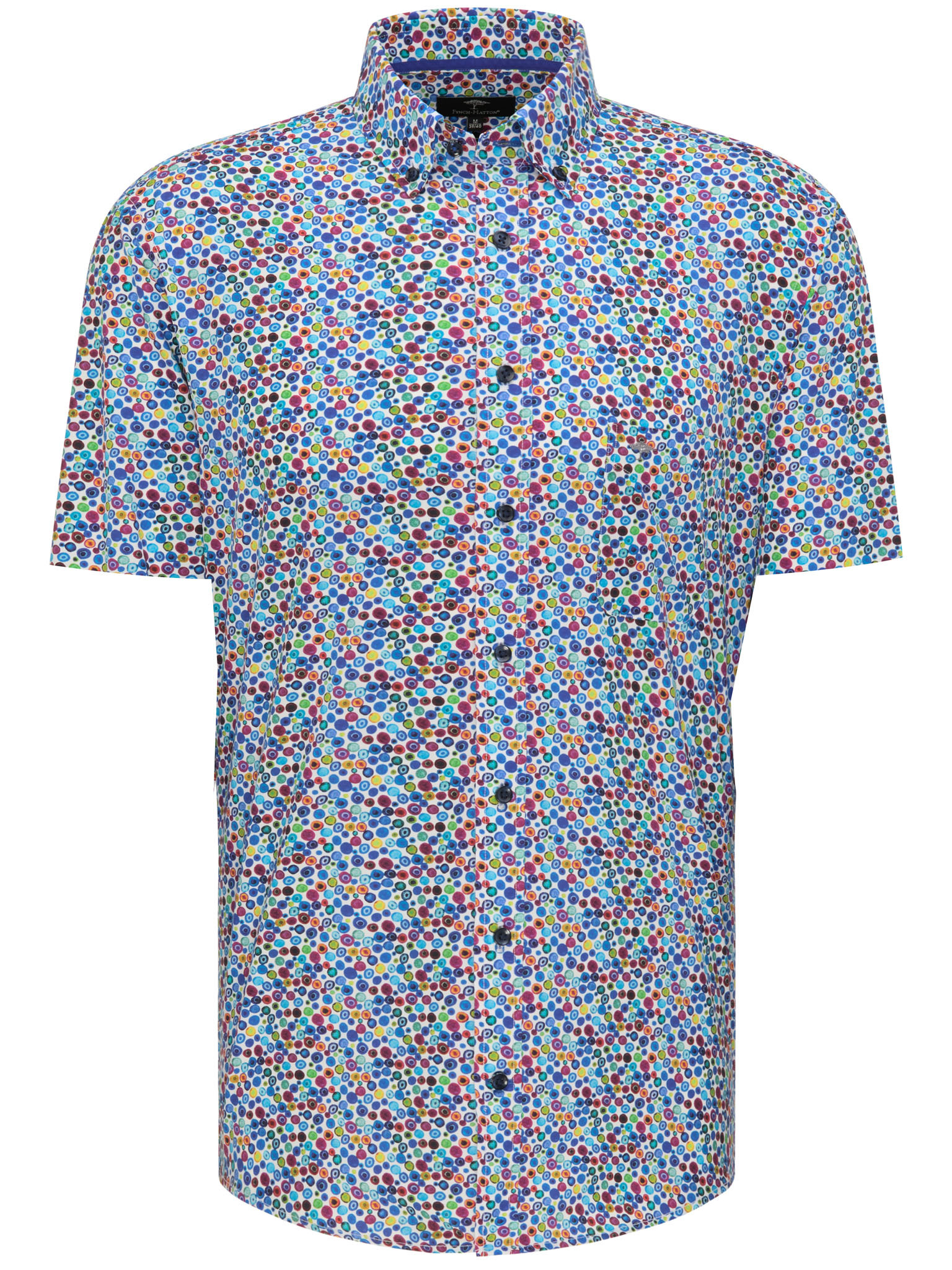 Fynch Hatton Short Sleeve Shirt - E&M Stores